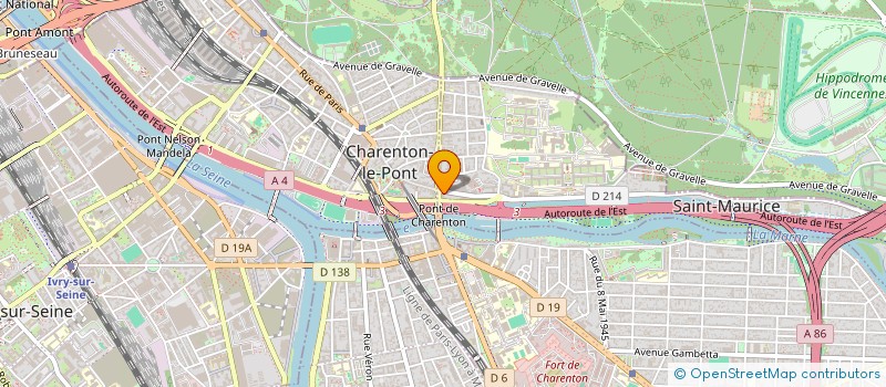 localisation de l'entreprise ICOR à SAINT-MAURICE