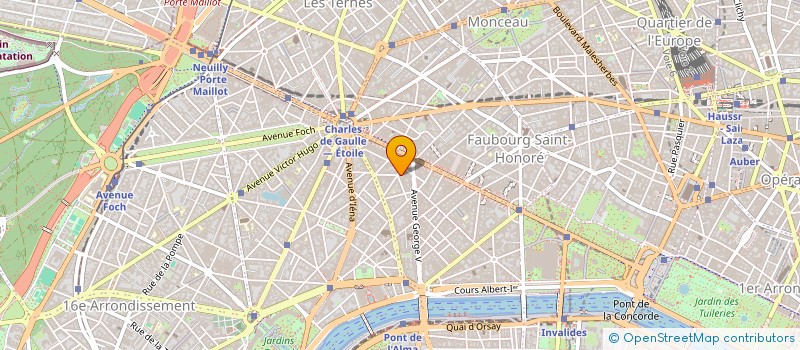 localisation de l'entreprise ICORP F&B  PARIS