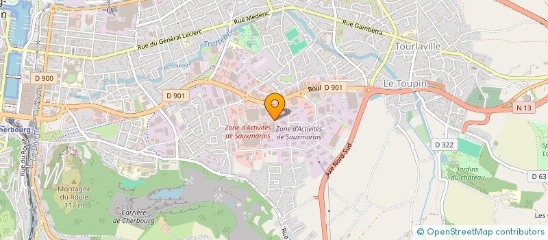 localisation de l'entreprise ICOS à CHERBOURG-EN-COTENTIN