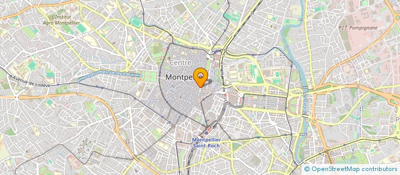 localisation de l'entreprise ICOS ARCHITECTURE à MONTPELLIER