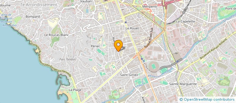 localisation de l'entreprise ICOS PARADIS à MARSEILLE