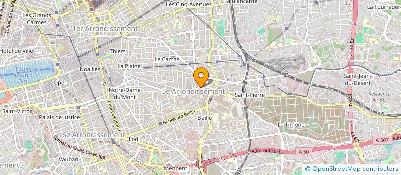 localisation de l'entreprise ICOSAGONE  MARSEILLE