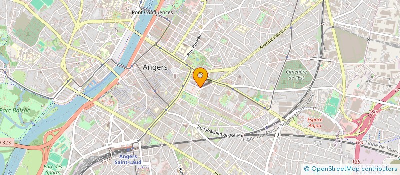 localisation de l'entreprise ICOSEUM à ANGERS