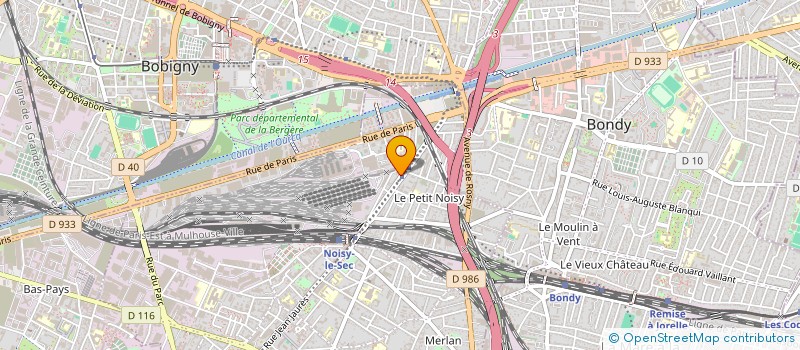 localisation de l'entreprise ICOSIUM à NOISY-LE-SEC