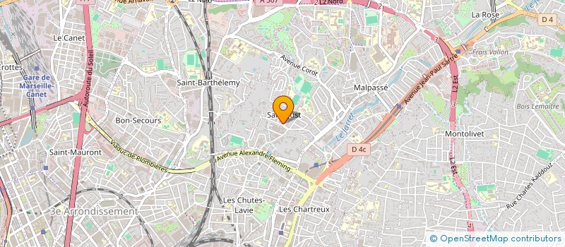 localisation de l'entreprise ICOSIUM à MARSEILLE