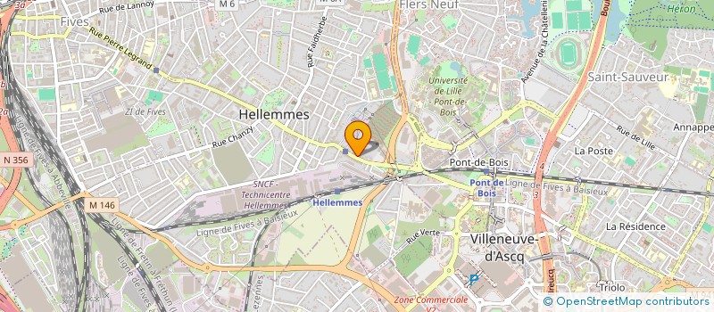 localisation de l'entreprise ICOSIUM à LILLE