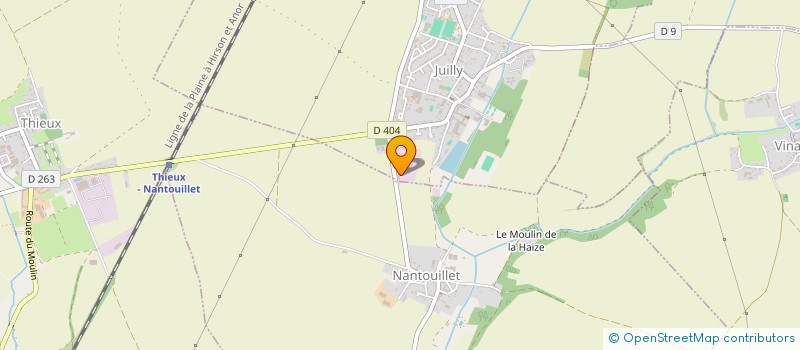 localisation de l'entreprise ICOSIUM à JUILLY
