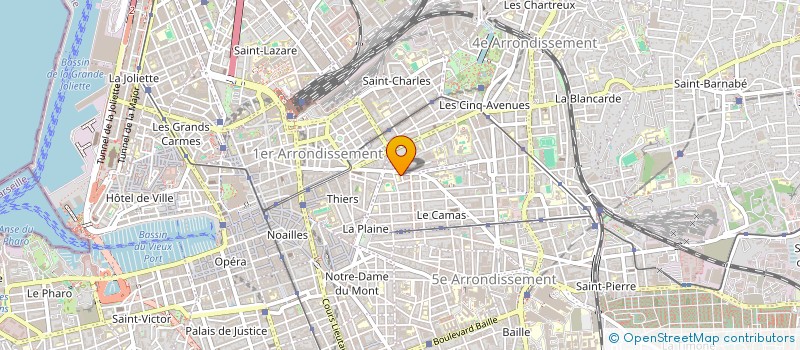 localisation de l'entreprise ICOSIUM COIFFEUR à MARSEILLE