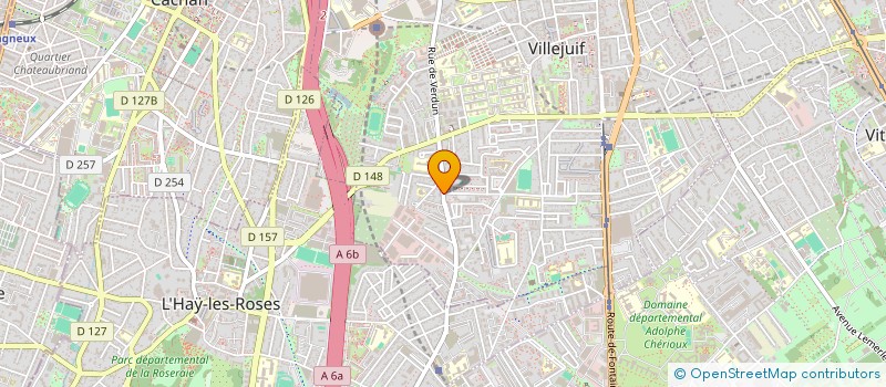 localisation de l'entreprise ICOSIUM COIFFURE  VILLEJUIF