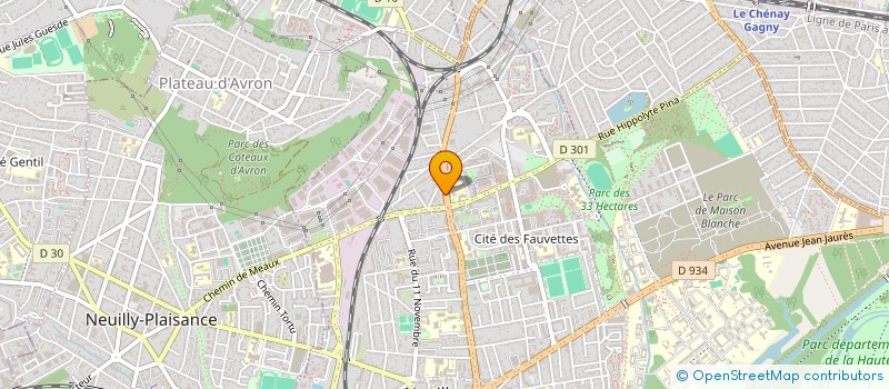 localisation de l'entreprise ICP CLIM à NEUILLY-SUR-MARNE
