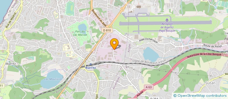 localisation de l'entreprise ICP CONSULTANTS INVESTISSEMENTS CONSEILS à BIARRITZ