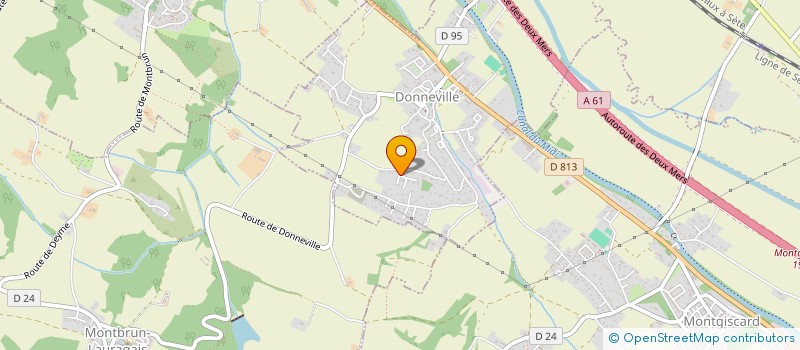 localisation de l'entreprise ICP, INSTALLATION CUISINE PARQUET  DONNEVILLE