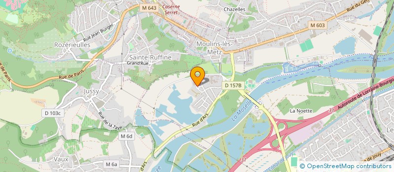 localisation de l'entreprise ICP ISOLATION à MOULINS-LES-METZ