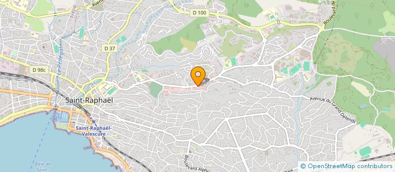 localisation de l'entreprise ICP RENOV  SAINT-RAPHAEL