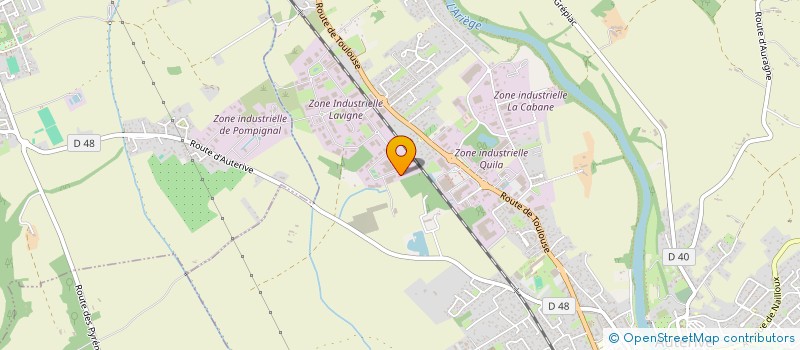 localisation de l'entreprise ICPC  AUTERIVE