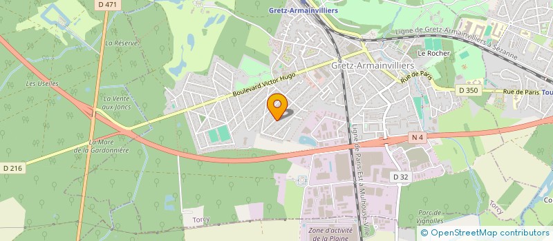 localisation de l'entreprise ICPC ENERGIE  GRETZ-ARMAINVILLIERS