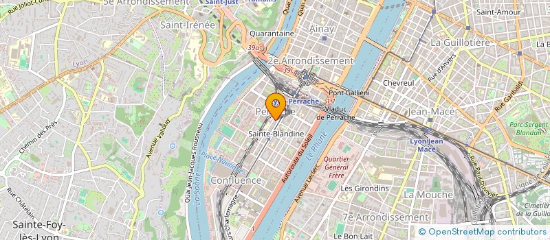 localisation de l'entreprise ICPE CONSULTING à LYON