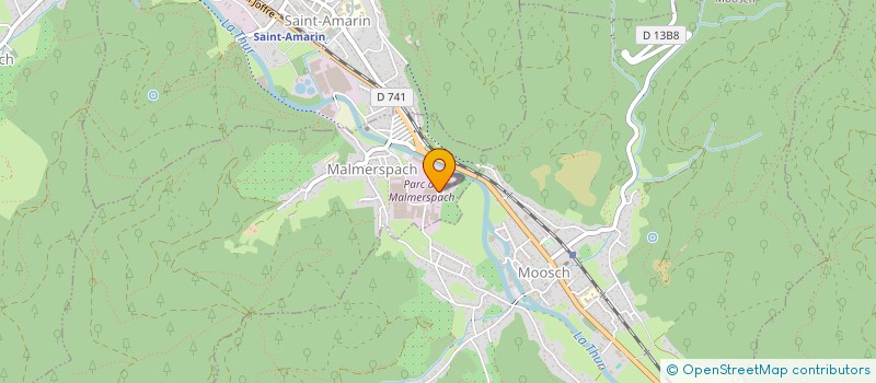 localisation de l'entreprise ICR à MALMERSPACH