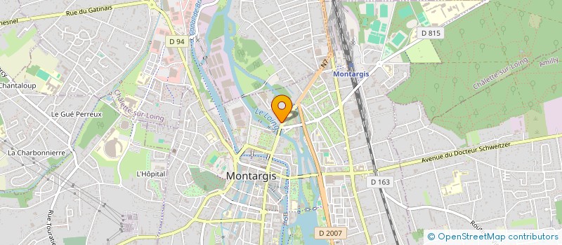 localisation de l'entreprise ICR à MONTARGIS