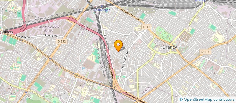 localisation de l'entreprise ICR à DRANCY