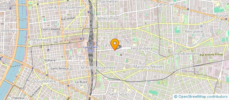 localisation de l'entreprise ICR IMMOBILIER SA  LYON