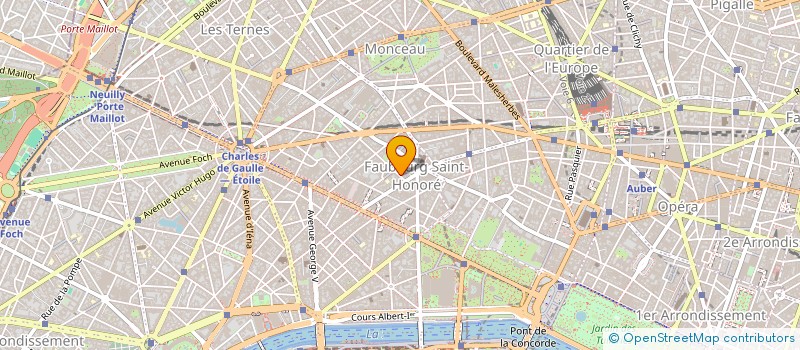 localisation de l'entreprise ICR RETAIL à NEUILLY-SUR-SEINE
