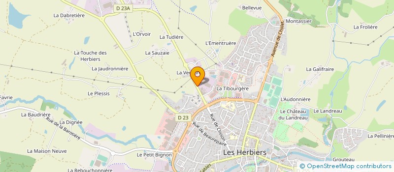 localisation de l'entreprise ICR3D  LES HERBIERS