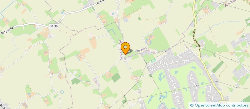 localisation de l'entreprise ICRA  LINSELLES