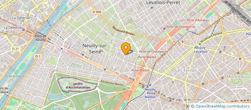 localisation de l'entreprise ICRB à NEUILLY-SUR-SEINE