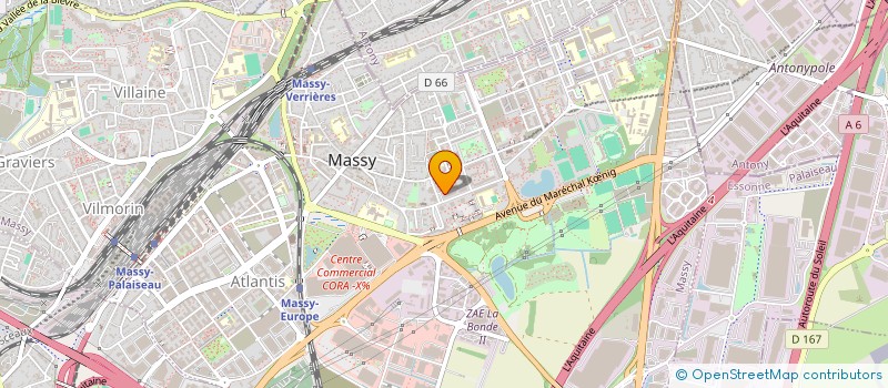 localisation de l'entreprise ICREATION à PALAISEAU