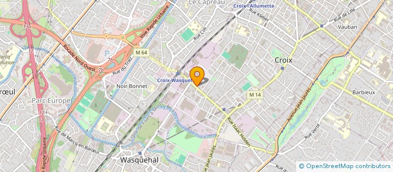 localisation de l'entreprise ICREO à LILLE