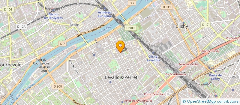 localisation de l'entreprise ICRH GROUPE à LEVALLOIS-PERRET