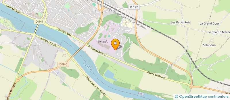 localisation de l'entreprise ICS à GIEN