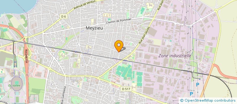 localisation de l'entreprise ICS CONSULT à MEYZIEU
