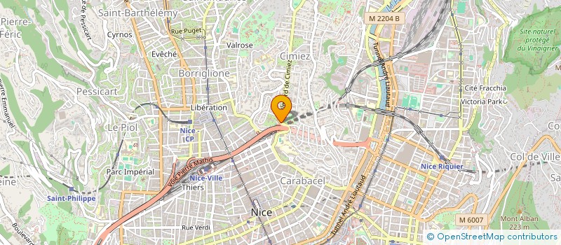 localisation de l'entreprise ICS CONSULTING  NICE