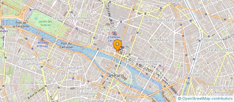 localisation de l'entreprise ICS FROID & CLIMATISATION à PARIS