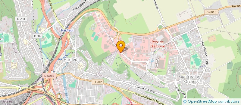 localisation de l'entreprise ICS-H  GONFREVILLE-L'ORCHER