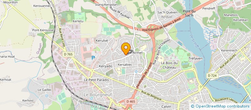localisation de l'entreprise ICS LORIENT à LORIENT