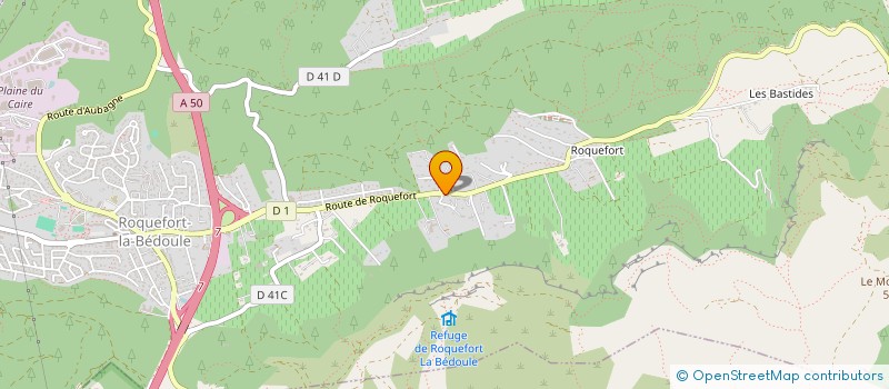 localisation de l'entreprise ICS PETITS SYSTEMES  ROQUEFORT-LA-BEDOULE