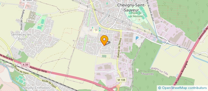 localisation de l'entreprise ICSEM à CHEVIGNY-SAINT-SAUVEUR