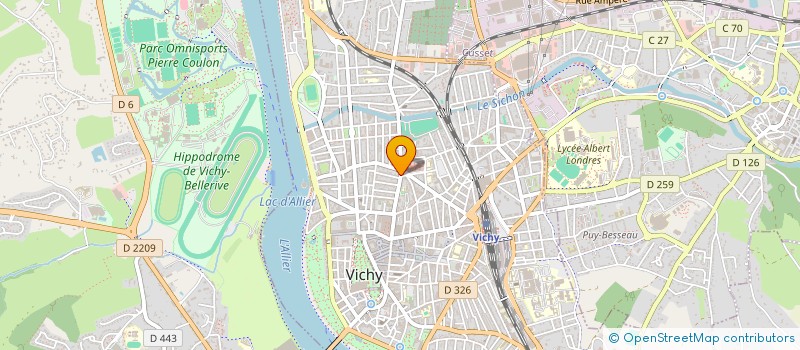 localisation de l'entreprise ICSF à VICHY