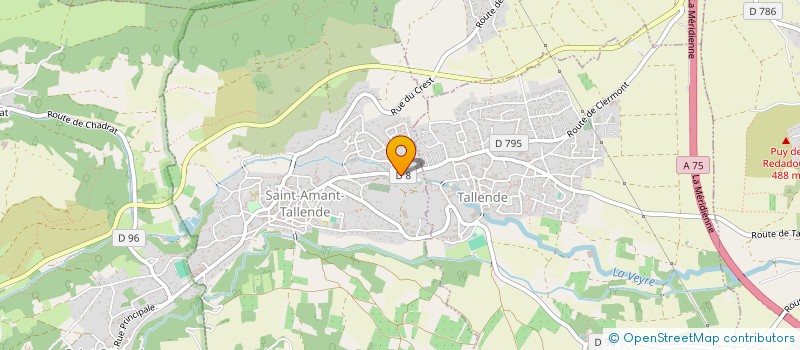 localisation de l'entreprise ICSI  SAINT-AMANT-TALLENDE