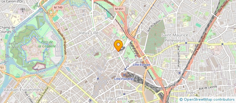 localisation de l'entreprise ICSIS NORD à LILLE