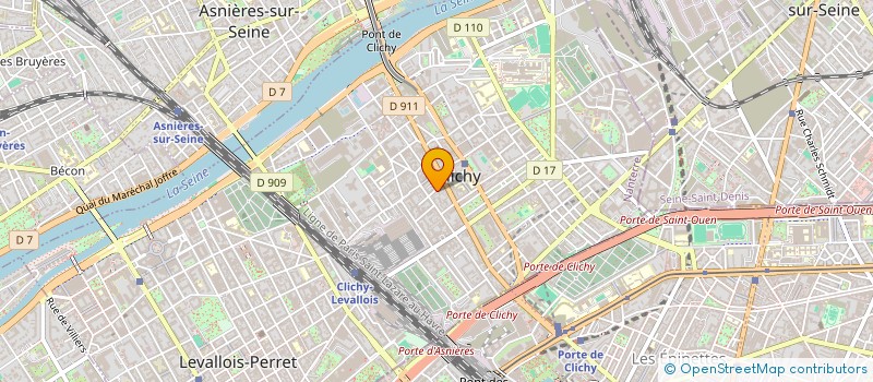 localisation de l'entreprise ICSIT à CLICHY