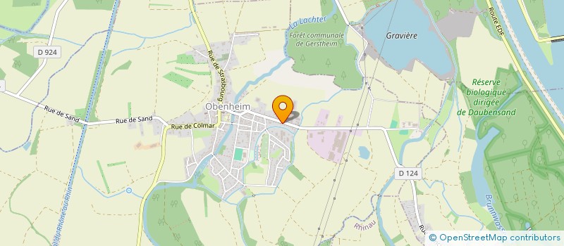 localisation de l'entreprise ICSK  OBENHEIM