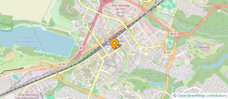 localisation de l'entreprise ICST BTP  GUYANCOURT