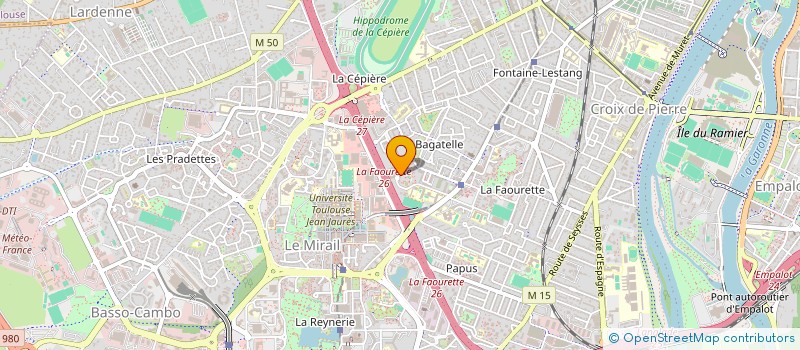 localisation de l'entreprise ICST PLOMBERIE à TOULOUSE