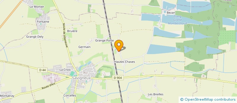 localisation de l'entreprise ICT  SAVIGNEUX