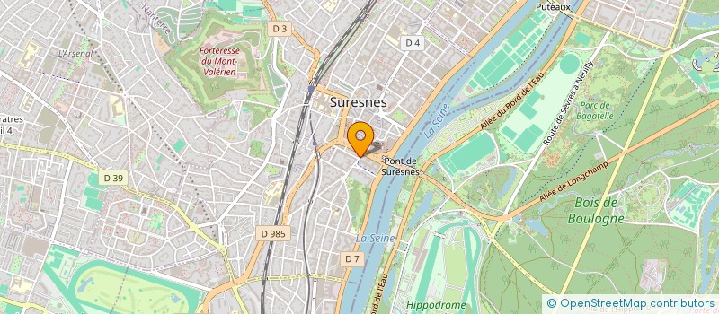 localisation de l'entreprise ICT à SURESNES