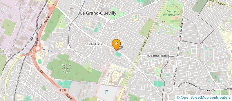 localisation de l'entreprise ICT AUTOMOBILES  LE GRAND-QUEVILLY